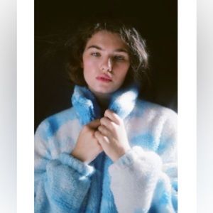 Urban outfitters Sherpa cloud printed fleece